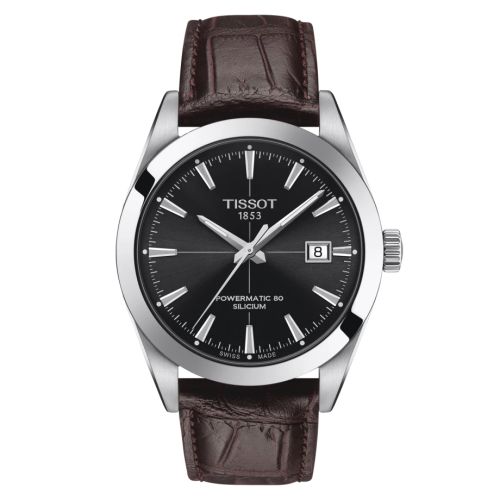 Tissot Gentleman Powermatic Stainless Steel / Black / Strap
